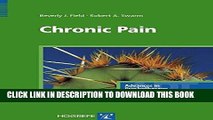 Best Seller Chronic Pain (Advances in Psychotherapy; Evidence-Based Practice) Free Read