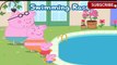 Peppa pig and george pig go swimming with Daddy Pig and Mummy Pig Peppa Pig Swimming Race