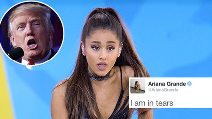 Ariana Grande Cries After Donald Trump Becomes President