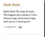 Hark! Hark! Nursery Rhymes | Nursery Rhymes Songs With Lyrics and Action
