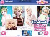 Frozen Disney Princess Elsa Facebook Fashion Blogger - Games for little kids