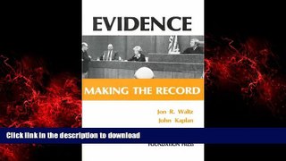 Read book  Evidence: Making the Record (Coursebook)