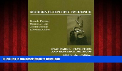 liberty books  Modern Scientific Evidence: Standards, Statistics, and Research Methods, 2008