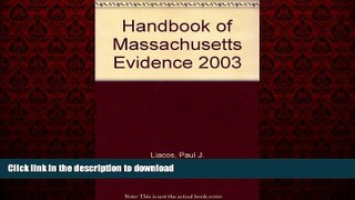 Buy books  Handbook of Massachusetts Evidence 2003 - Seventh Edition online for ipad