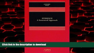 Read book  Evidence: A Structured Approach online