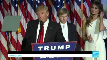 Donald Trump it's time for us to come together as one united people