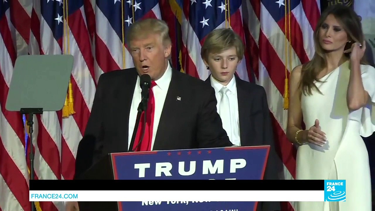 Donald Trump it's time for us to come together as one united people