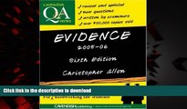 Best books  Evidence Q A 2005-2006 (Questions and Answers)