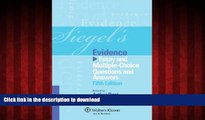 Read books  Siegel s Evidence: Essay   Multiple Choice Questions   Answers, 5th Edition online for