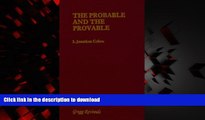 Buy books  The Probable   Provable (Modern Revivals in Philosophy) online for ipad