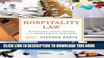 [FREE] EBOOK Hospitality Law: Managing Legal Issues in the Hospitality Industry ONLINE COLLECTION