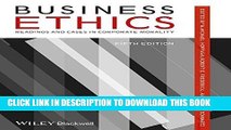 [FREE] EBOOK Business Ethics: Readings and Cases in Corporate Morality BEST COLLECTION