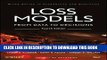 [READ] EBOOK Loss Models: From Data to Decisions BEST COLLECTION