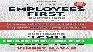 [READ] EBOOK Employees First, Customers Second: Turning Conventional Management Upside Down ONLINE