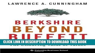 [FREE] EBOOK Berkshire Beyond Buffett: The Enduring Value of Values ONLINE COLLECTION