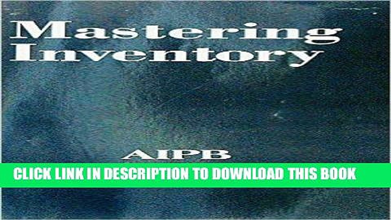 [PDF] Mastering Inventory (Professional Bookkeeping Certification) Full Online