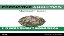 [FREE] EBOOK Predictive Analytics: Microsoft Excel BEST COLLECTION