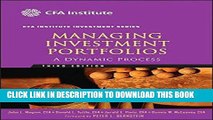 [READ] EBOOK Managing Investment Portfolios: A Dynamic Process BEST COLLECTION