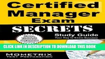 [READ] EBOOK Certified Manager Exam Secrets Study Guide: CM Test Review for the Certified Manager