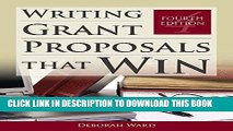 [READ] EBOOK Writing Grant Proposals That Win ONLINE COLLECTION