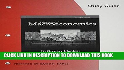 [READ] EBOOK Study Guide for Mankiw s Principles of Macroeconomics, 7th ONLINE COLLECTION