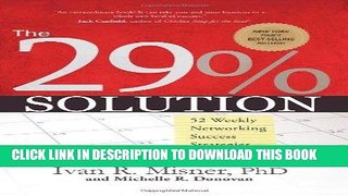 [READ] EBOOK The 29% Solution: 52 Weekly Networking Success Strategies BEST COLLECTION