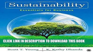 [READ] EBOOK Sustainability: Essentials for Business ONLINE COLLECTION