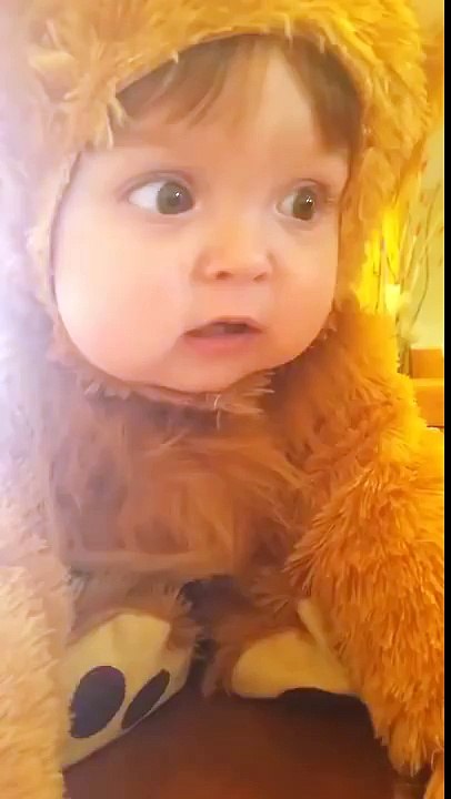 "Chú sư tử" dễ thương nhất thế giới!