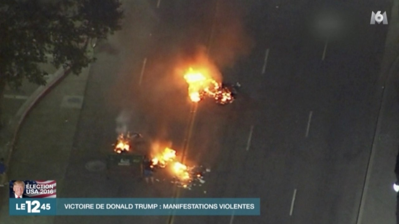 Zap Actu du 10 Novembre 2016 -  Violentes manifestations en marge des élections américaines !