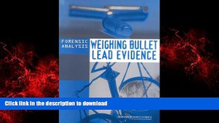Best books  Forensic Analysis: Weighing Bullet Lead Evidence