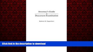 Best books  Attorney s Guide to Document Examination online to buy