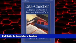 Buy books  Cite Checker: A Hands-On Guide to Learning Citation Form