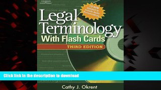 Best books  Legal Terminology with Flashcards (West Legal Studies) online