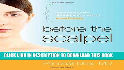 [PDF] Before the Scalpel: What Everyone Should Know About Anesthesia Popular Online