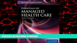 Buy book  Essentials Of Managed Health Care (Essentials of Managed Care) online