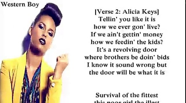 Alicia Keys - The Gospel (Lyrics)