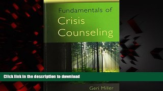 Read books  Fundamentals of Crisis Counseling online to buy