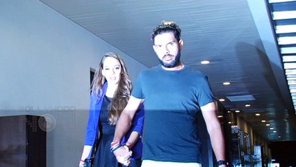 Yuvraj Singh And Hazel Keech On A Romantic Dinner Date
