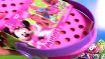 Minnie Mouse Picnic Basket Toy with Play Doh Clay Surprise Eggs from Disney Minnies Bow-Tique