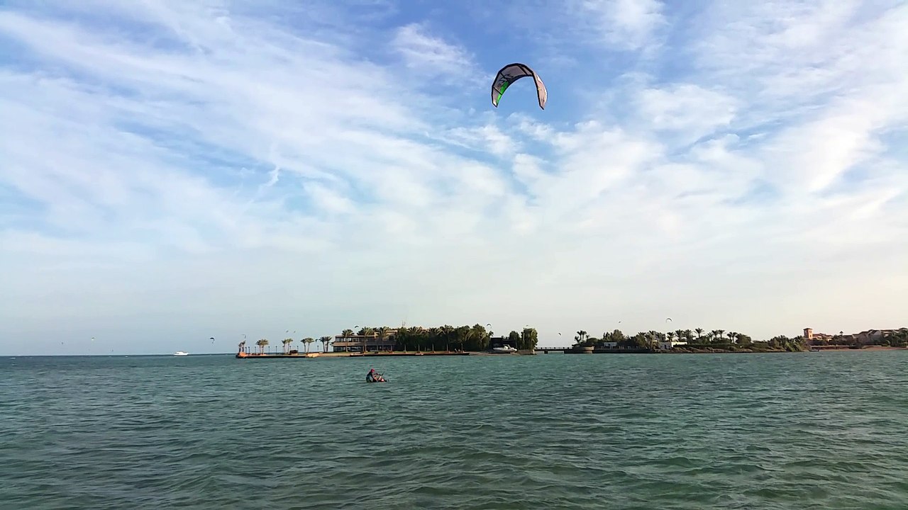 erste versuche im kiten