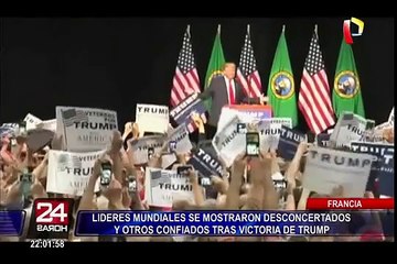 Así reaccionaron los líderes mundiales tras la victoria de Donald Trump