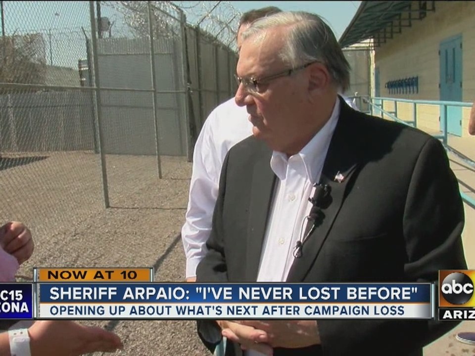 Sheriff Arpaio: ‘I’ve never lost before’
