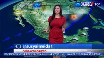 Susana Almeida Pronostico del Tiempo 9 de Noviembre de 2016