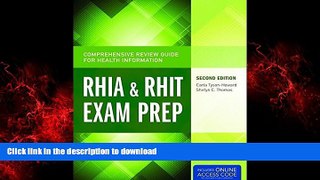 Read books  Comprehensive Review Guide For Health Information: RHIA   RHIT Exam Prep