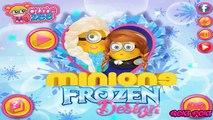 LOS MINIONS SE VISTEN DE ELSA Y ANNA FROZEN! - MINIONS MEET FROZEN SISTERS MINIONS FROZEN DESIGN!