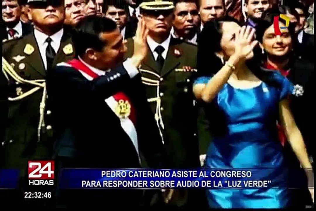 Cateriano asistió al Congreso para responder por audio de la ‘luz verde’