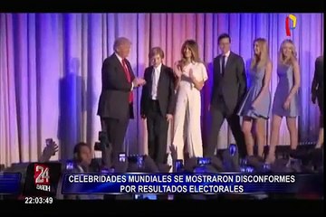 Donald Trump: celebridades se mostraron disconformes por su triunfo