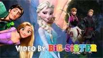 Tangled Vs Frozen Daddy Finger ✦ Finger Family ✦ Funny Animation Nursery Rhymes & Songs for Children