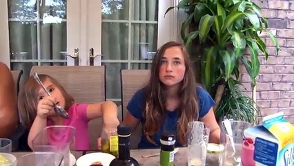 Eat it or Wear it Challenge By Kids - Girls Messy Food Game
