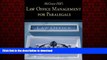 Best book  McGraw-Hill s Law Office Management for Paralegals online for ipad